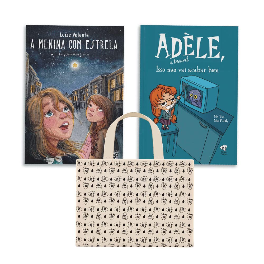 KIT A MENINA COM STAR + ISSO NOVO VAI ACABAR BEM + ECOBAG