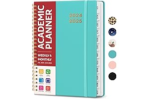 A5 Academic Planner 2024-2025: Master Time and Stay Organized