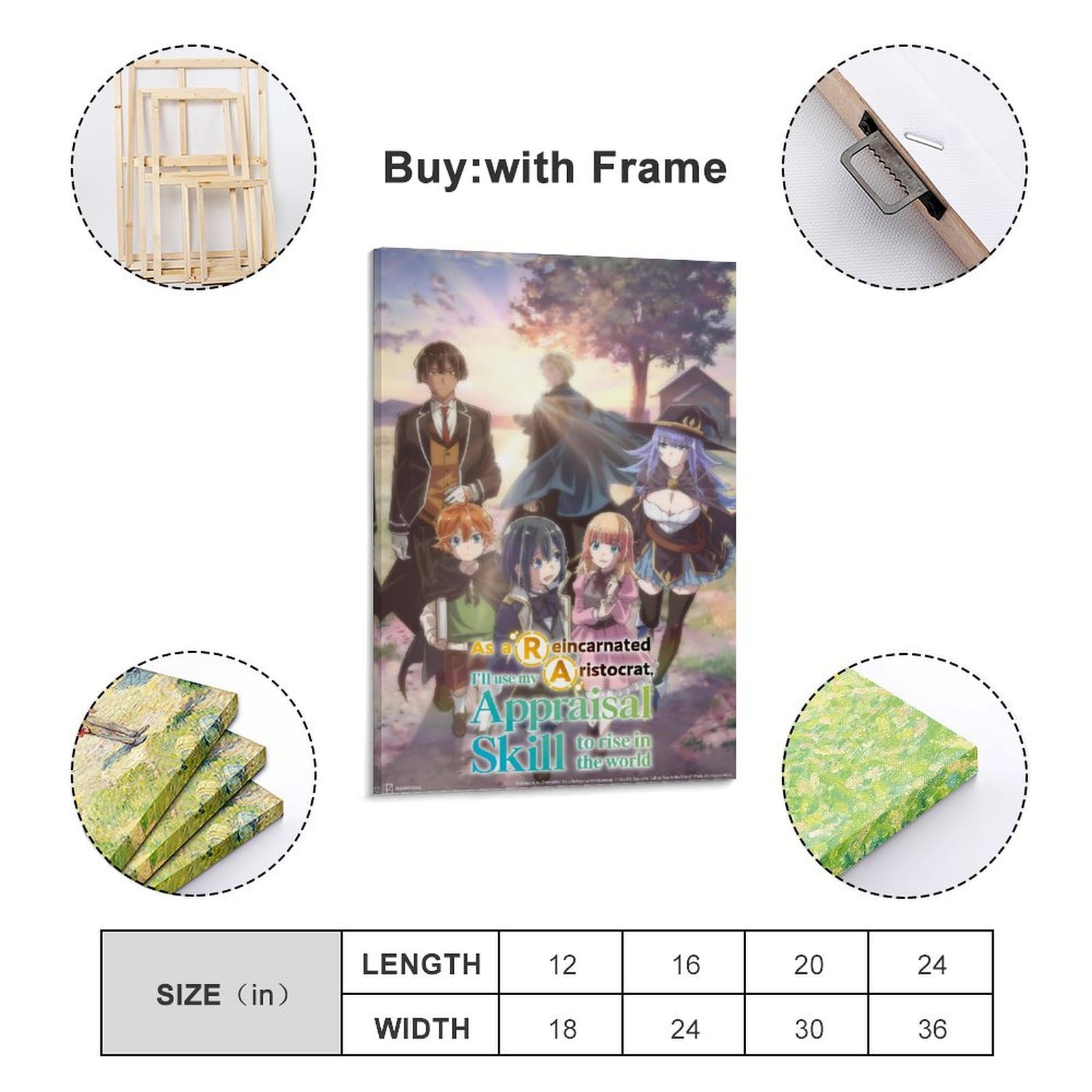 Amazon.com: QGLinxi Tensei Kizoku, Kantei Skill De Nariagaru 2024