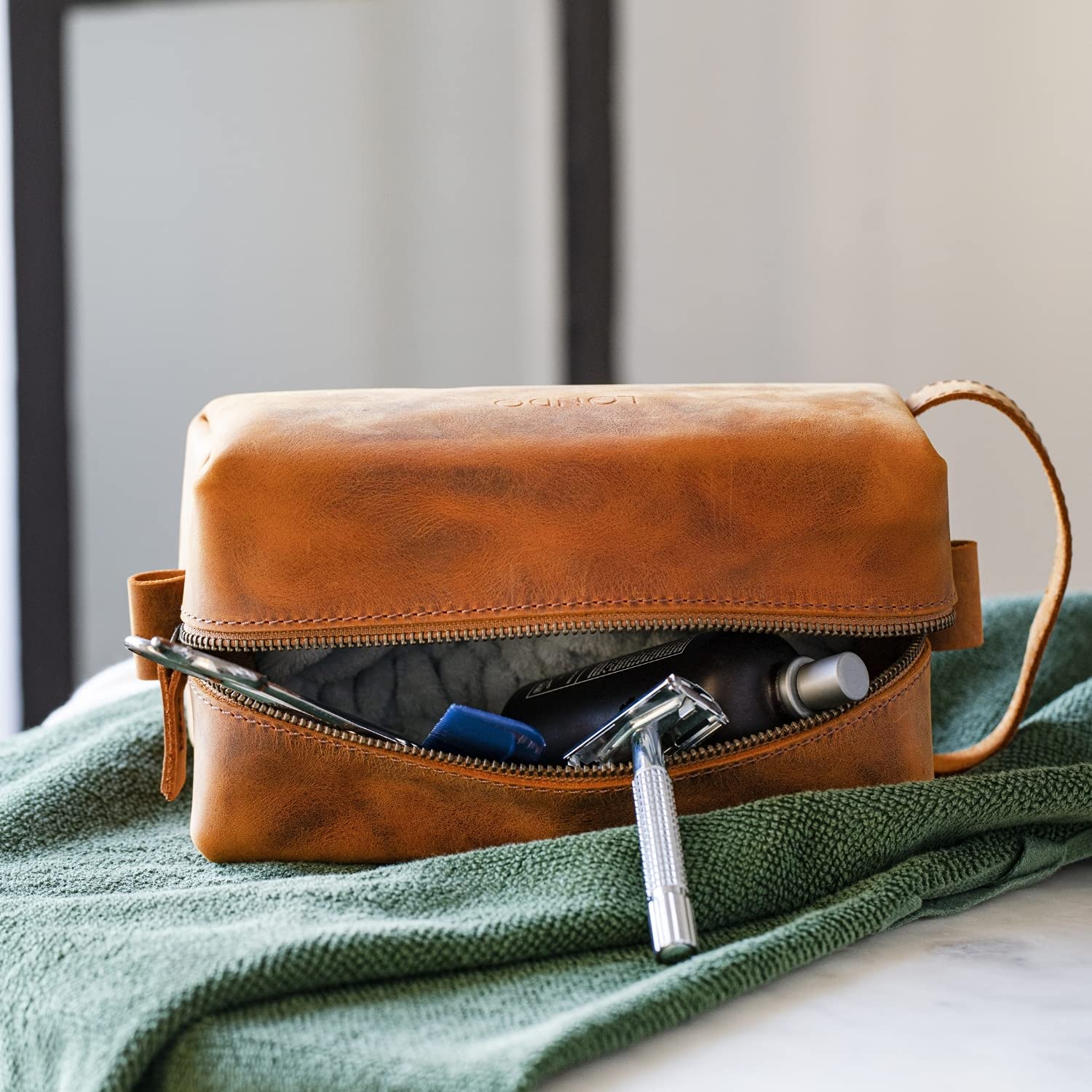 LONDO Sac de Voyage en Cuir véritable - Unisexe