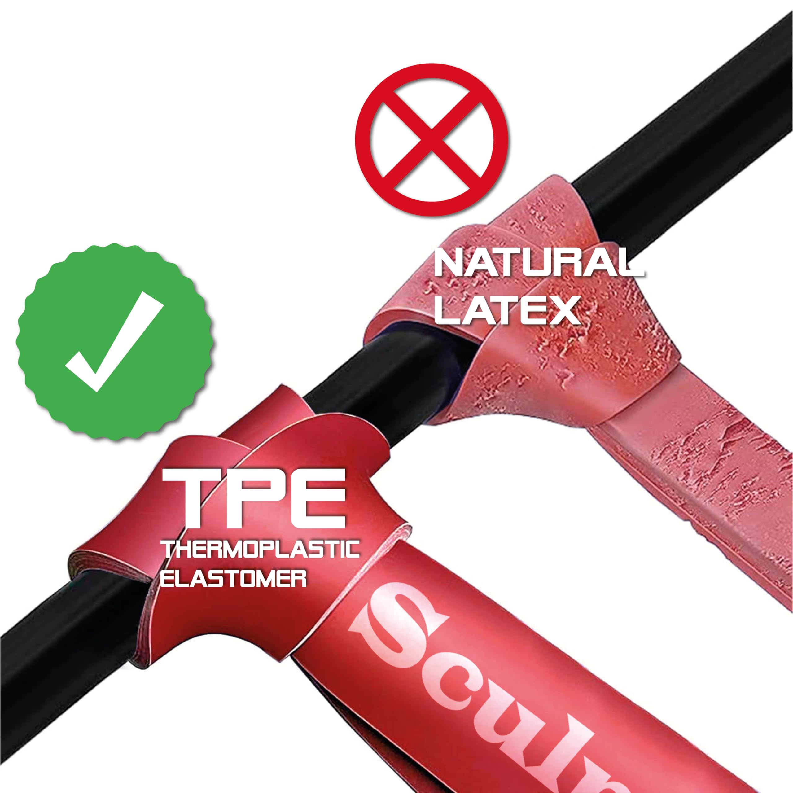 Elastyczne taśmy oporowe, 2 zestawy 4 gumek (TPE), z 2 prowadnicami aluminiowymi 1 m. z zaczepami wielopozycyjnymi. Domowa siłownia do ćwiczeń fitness całego ciała. Przewodnik wideo.
