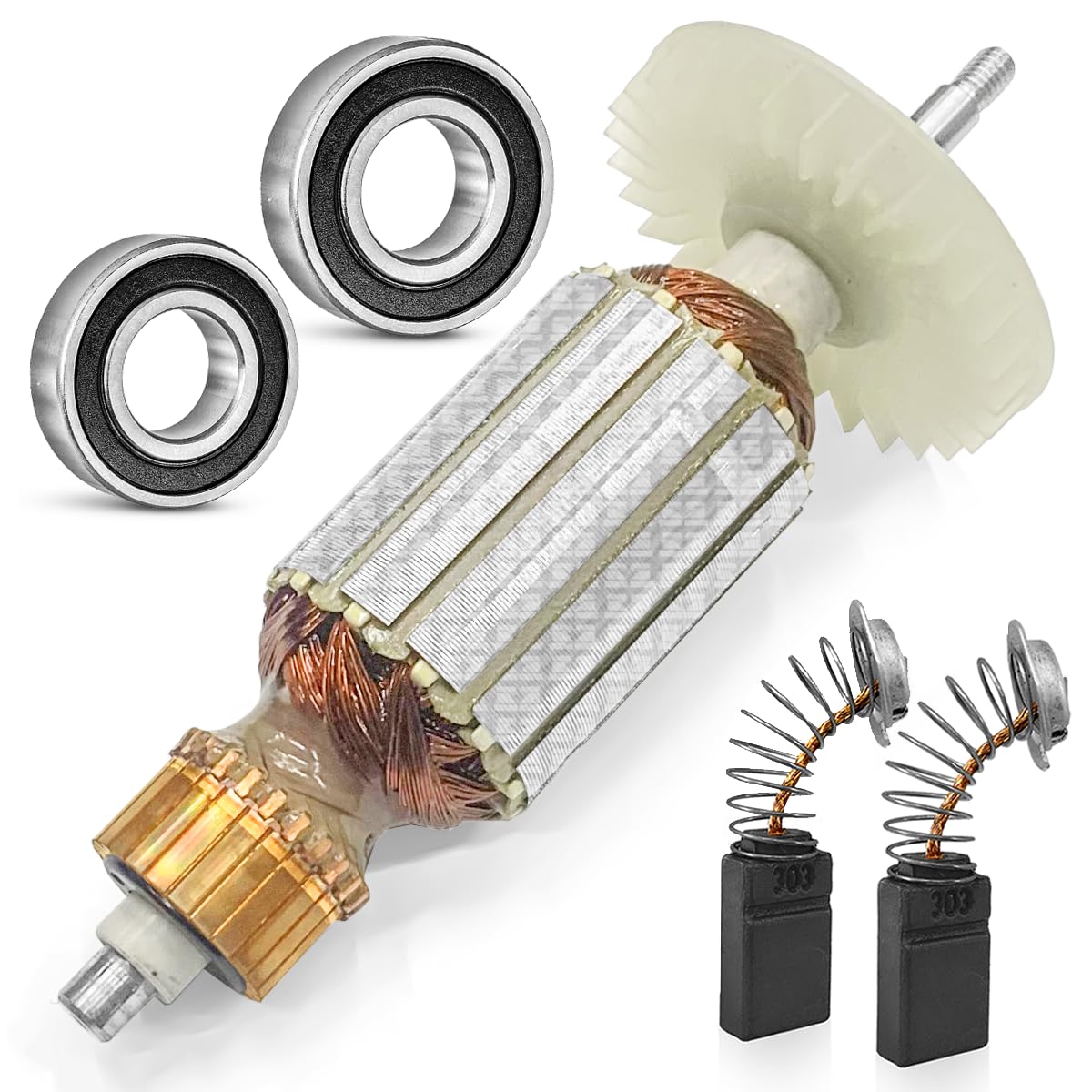 まいまい Induzido Rotor Compatível Serra Mármore 4100NH3 MT410 MCC400