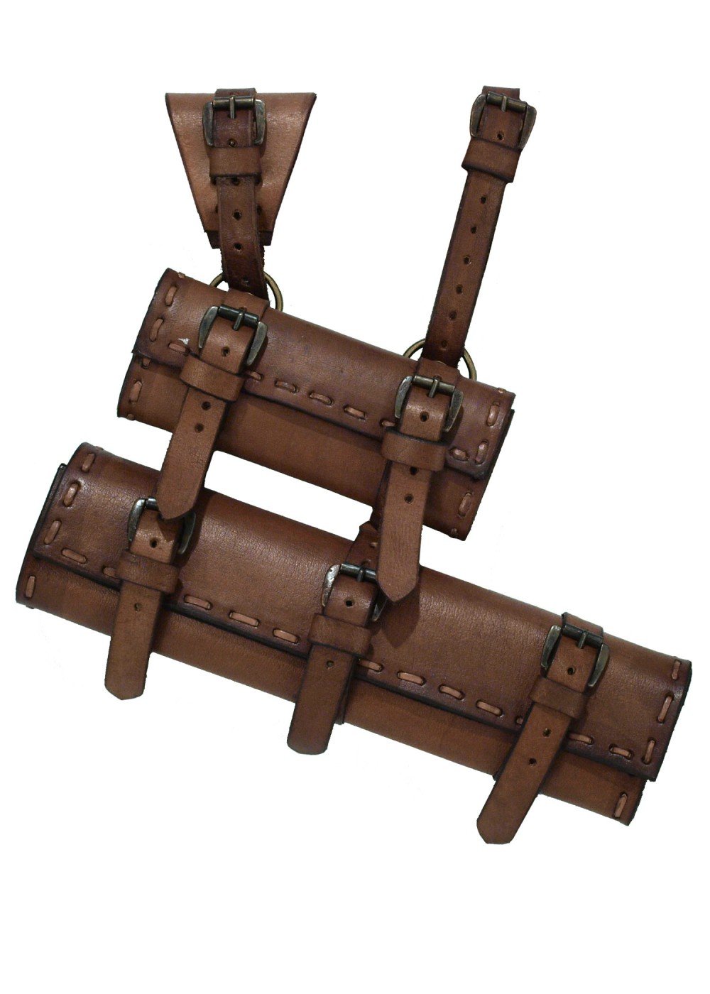 Epic Armoury 101665 Doppelter Kleiderbügel – Braun Waffenhalter, Unisex Erwachsene