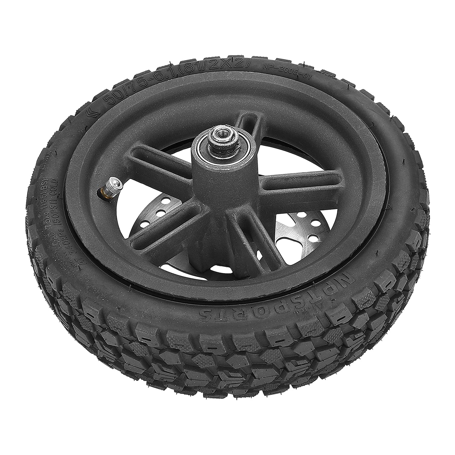 Pneu Tubeless 8.5″ Pour Xiaomi M365/Pro/1S/Essential – Antidérapant, Amorti, Valve Incluse