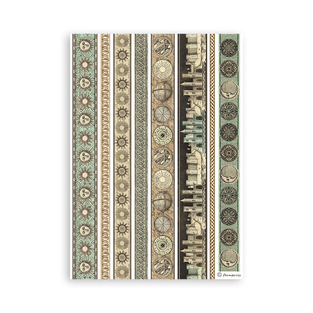 Stamperia International KFT Stamperia Washi Pad 8 arkuszy A5 Sir Vagabond w świecie fantasy, wielokolorowa, 15 x 20 cm