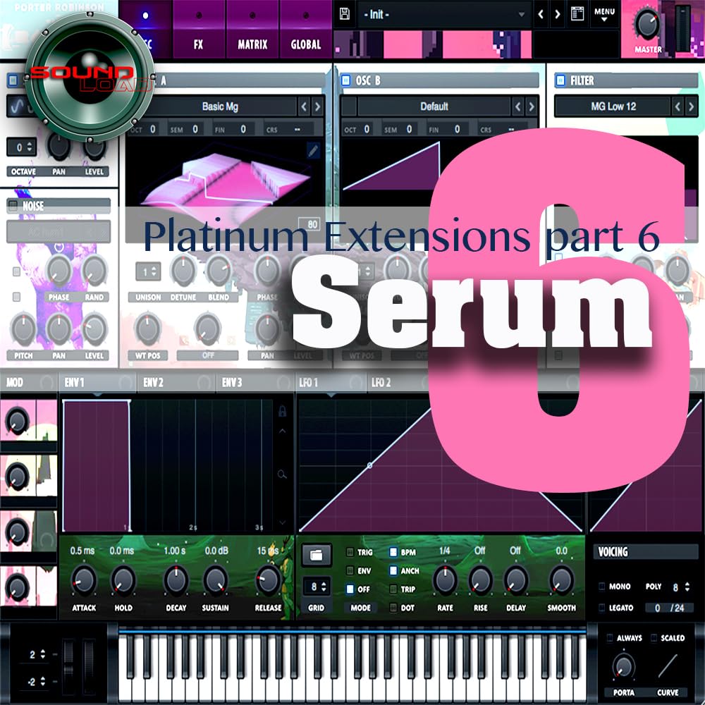 SoundLoad Serum xFer Platinum Extension Mega Bundle – Über 50 GB mit 80.000 Presets und Patches für Serum