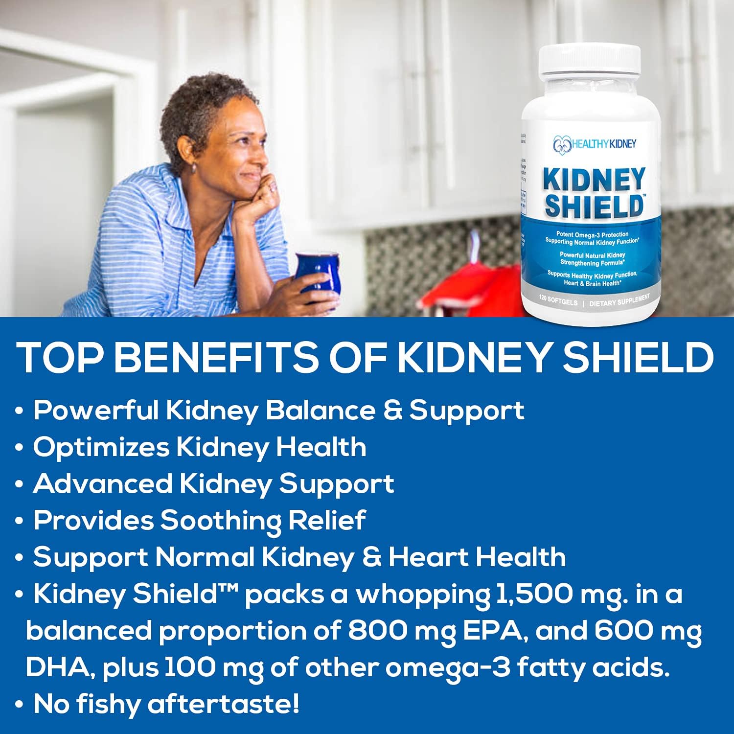 Kidney Restore & Kidney Shield 2-Pack Bundle for Kidney Cleanse, Support Kidney Function, Renal Health and More