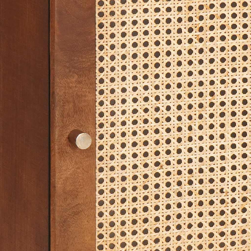 Tocador de baño marrón 38 x 33,5 x 48 cm de material de madera con puerta y 2 estantes, diseño moderno, duradero y ahorra espacio para aseo de invitados, lavadero y baños pequeños