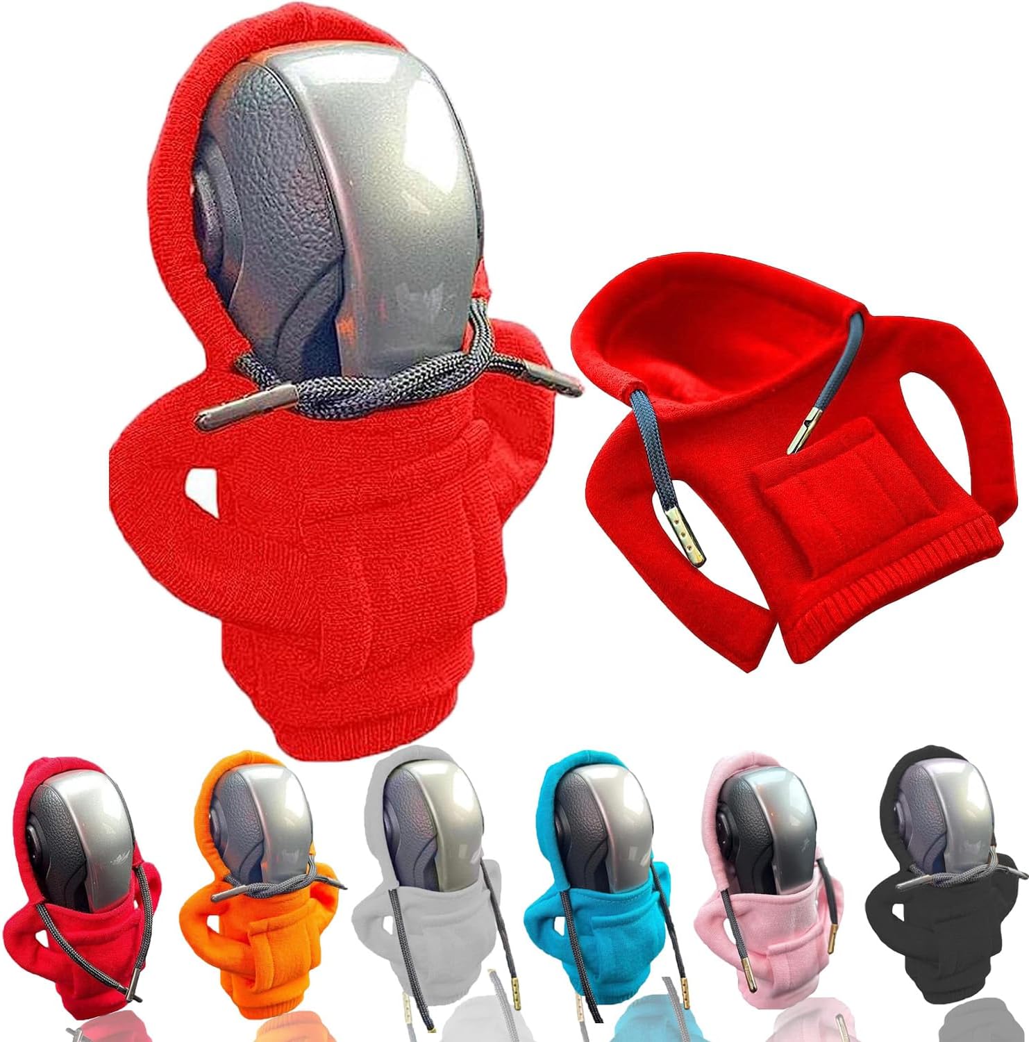 Tiny Hoodie Gear Shifter Knob, Cute Car Shift Knob Hoodie Dust Cover