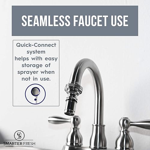 Miniatura 4 de Accesorio de rociador de manguera de fregadero, extensor de grifo, manguera de lavado de cabello y pulverizador, extensión de fregadero para