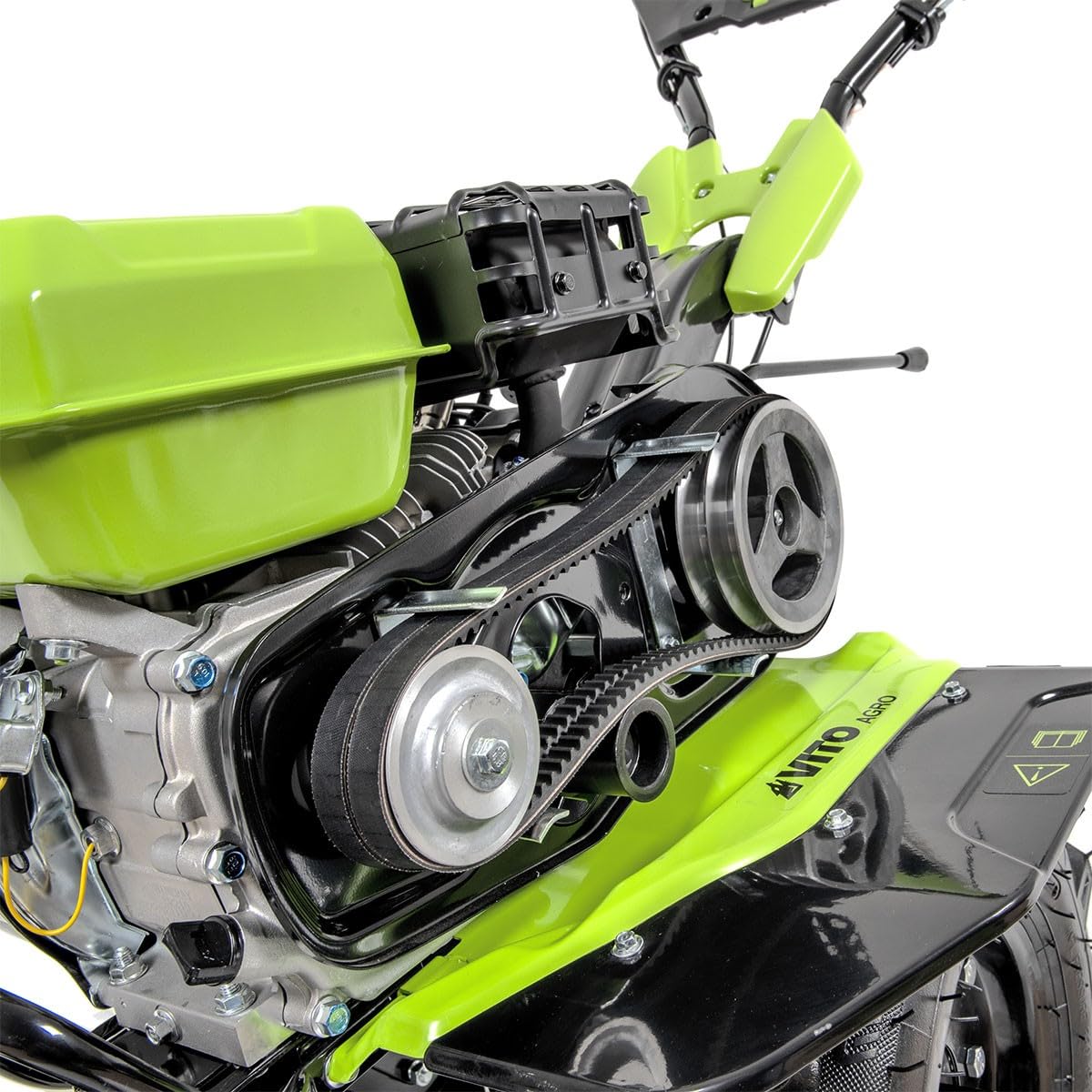 VITO - Petrol Petrol Tiller 212 cc 7HP Engine 4T Transmission Belt Width 70-85 cm Bumper + Cutters
