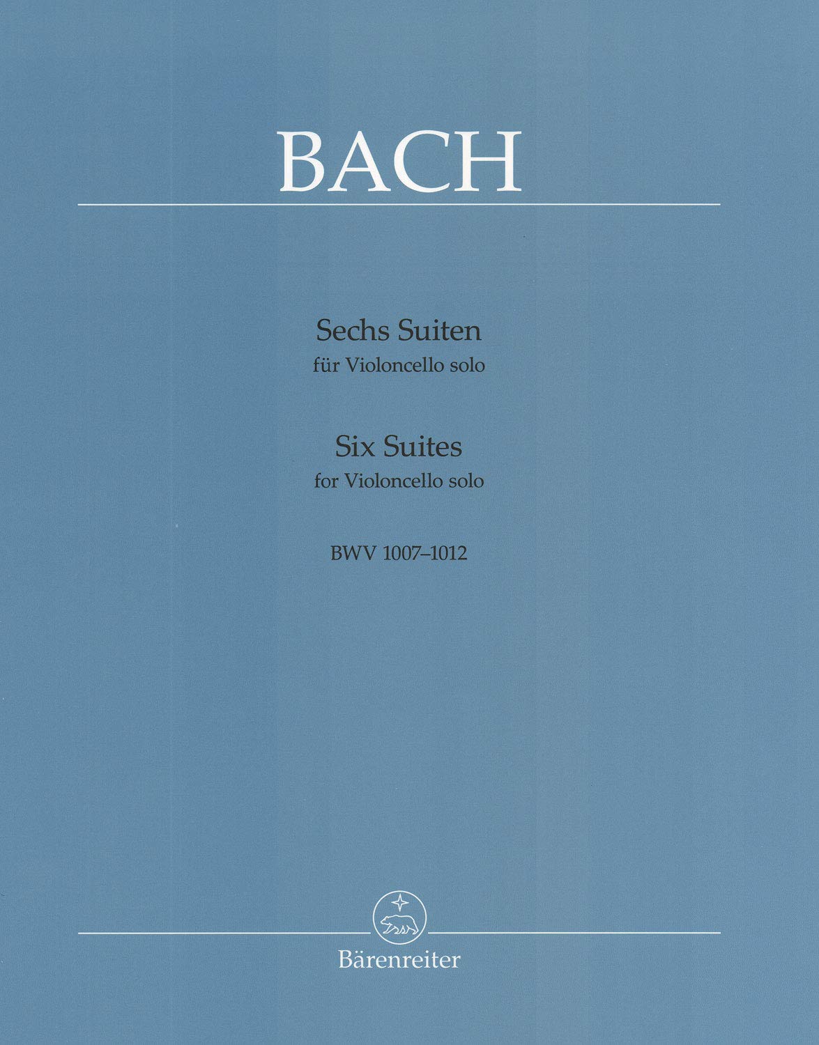 Six Suites for Cello BWV 1007-12 by Johann Sebastian Bach - Edited by A. Wenzinger [Paperback] Johann Sebastian Bach and August Wenzinger      Paperback – January 1, 1950