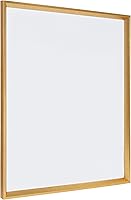 Vista 1 de Kate and Laurel Calter - Pizarra magnética enmarcada de borrado en seco, dorado, 25.5 x 31.5 pulgadas
