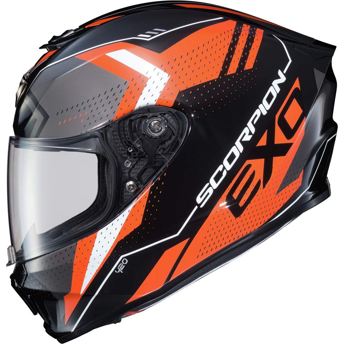 helmet speakers for scorpion exo-r420 seismic helmet Scorpion Exo R420 Adult Street Motorcycle Helmet Seismic Orange X