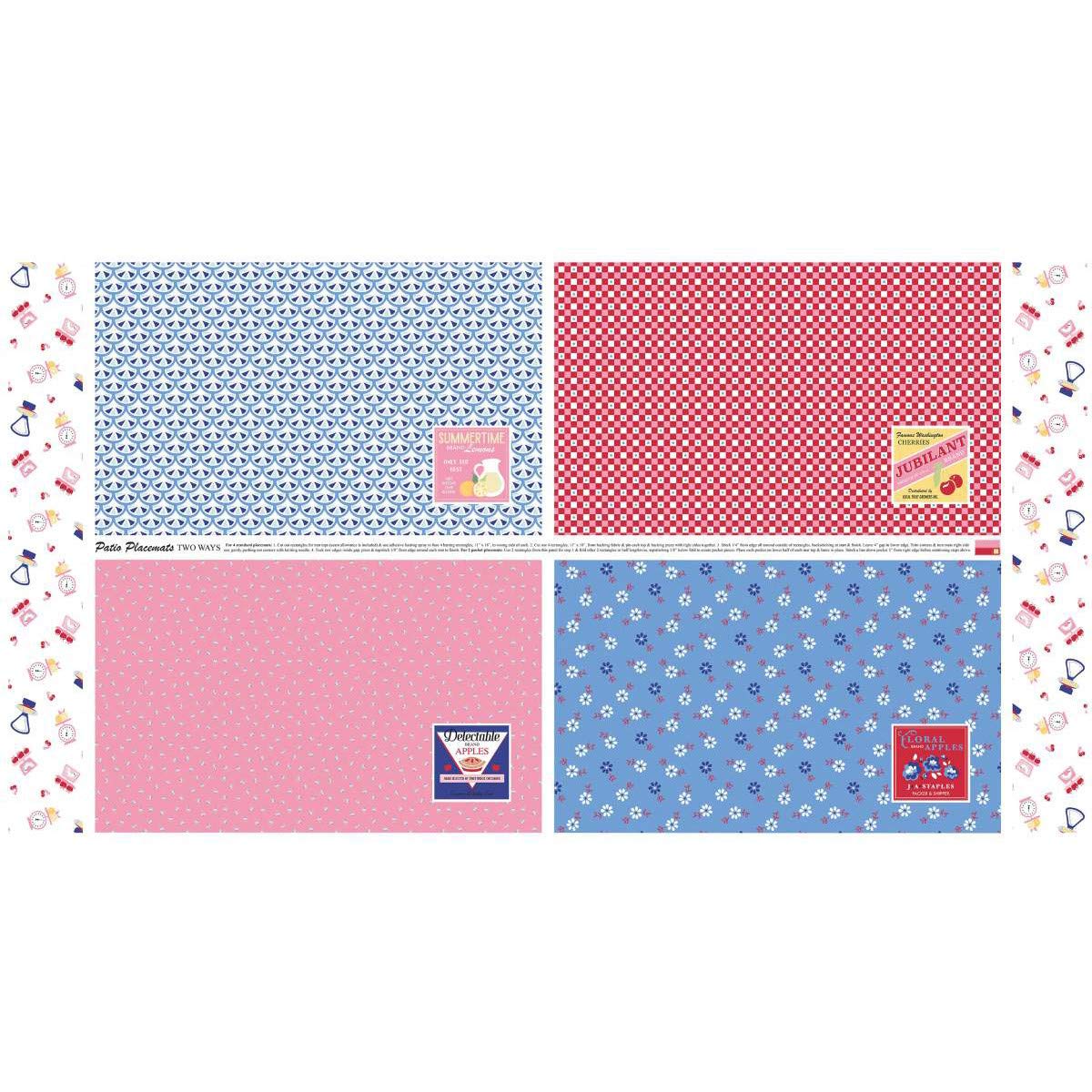 Riley Blake Designs Riley Blake Shortcake Fabric Cotton Craft Quilting Panel Fabric (P8316) 59 X 110Cm
