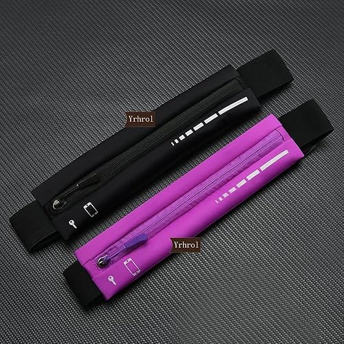 Miniatura 7 de Paquete de 2 cinturones para correr para mujeres y hombres, soporte para teléfono, cinturón de cintura para entrenamiento y correr, cinturón de