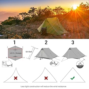 【最終値下げ】3F UL GEAR LANSHAN2 ULテント Amazon | 3F UL GEARブルーマウンテンテント2名様、2名様用