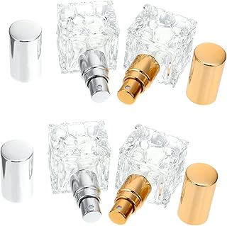 balacoo 4pcs Perfume Bottle Travel Perfume Purse Perfume Empty Makeup Bottle Perfume Sprayer Perfume Dispenser Bottle Esse...