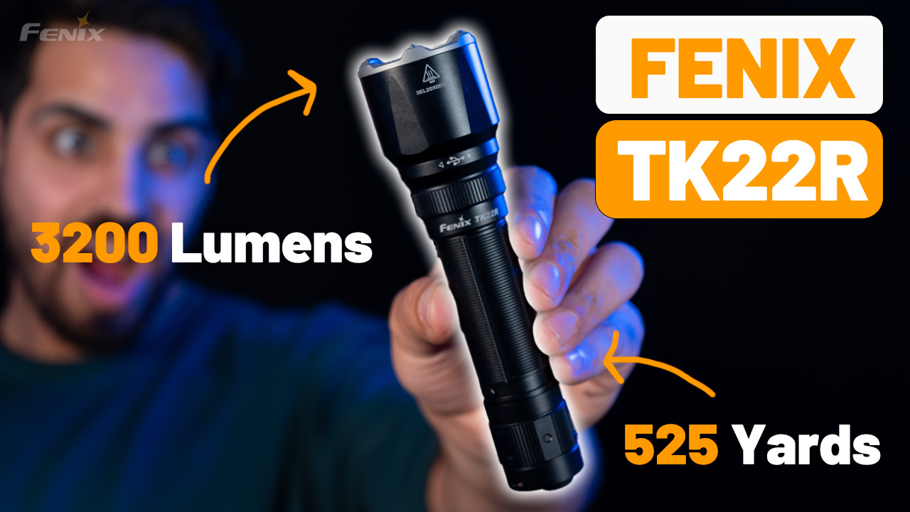 Amazon.com: Fenix TK22R Tactical Flashlight, 3200 Lumens USB-C
