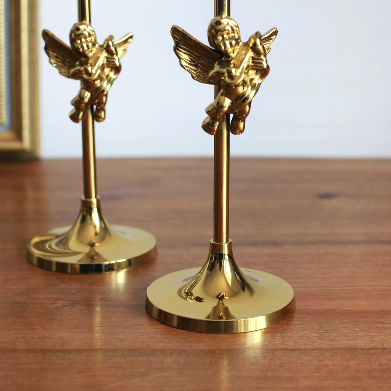 Elegante candeliere Conico in Ottone 6,5x6,5x18 cm per Decorazioni per la casa, candelabri e centrotavola ()
