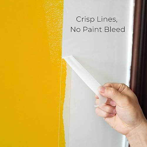 Miniatura 9 de Paquete de 2 cintas adhesivas blancas de 1 pulgada de ancho, multisuperficie, resistente al agua, para uso en interiores y exteriores, total de 180