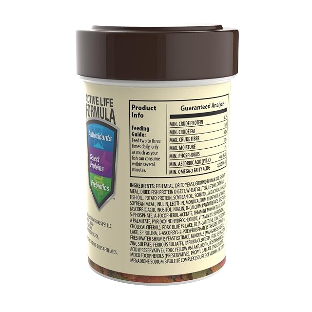 Foto 2 de 8 de Tetra Min Nutritionally Balanced Tropical Flake Food para Peces Tropicales, 0.4 onzas