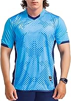 Vista 49 de Camiseta deportiva SOL Athletic para hombre, refrescante, transpirable, cómoda Dorado/Negro
