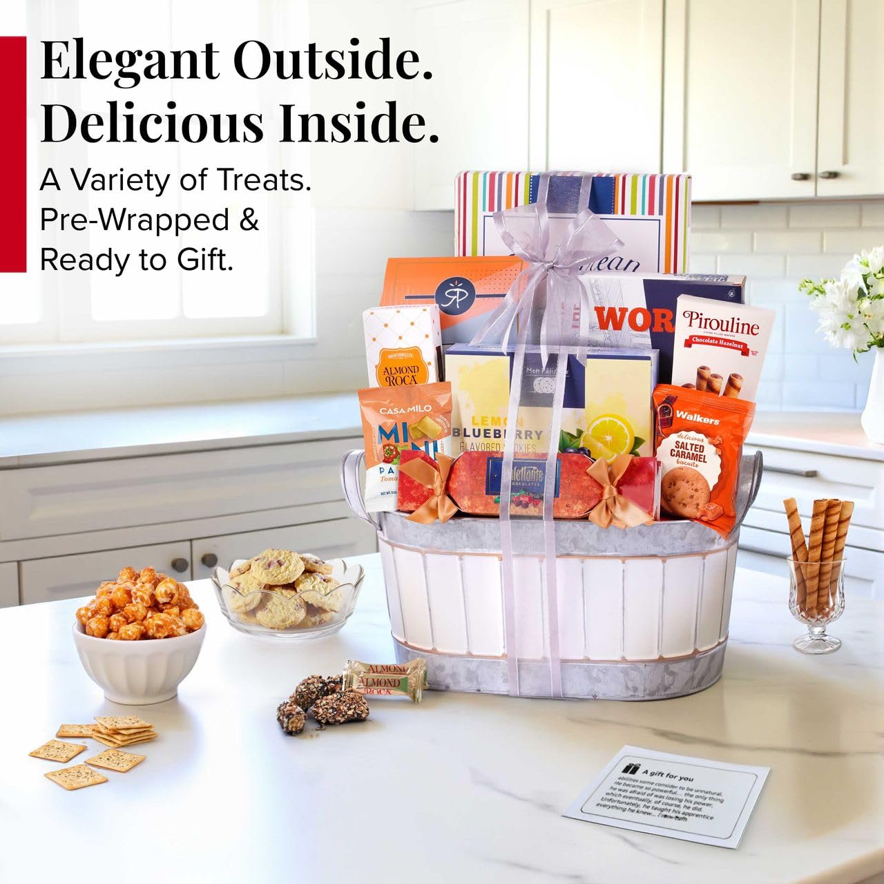 Broadway Basketeers Sympathy Gift Basket – Premium Condolence Care Package for Families, Friends & Loved Ones – Bereavement Gift Basket for Funerals, Memorials & Kosher Shiva