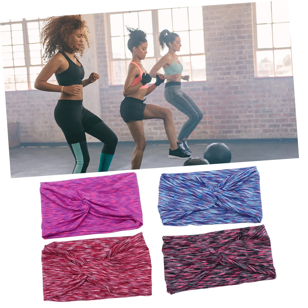 12 Pezzi Fascia Per Per Gli Uomini Fasce Per Per Le Donne Allenamento Dei Sciarpa Turbanti Per Le Donne Palestra Fascia Per Bandane Per Gli Uomini