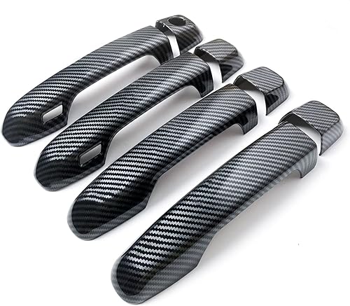 Miniatura 10 de Fundas de manija de puerta compatibles con Toyota 4Runner 4WD N280 Prado J150 2010-2022 2017 2018 2019 2020 2021, accesorios de estilo de automóvil,