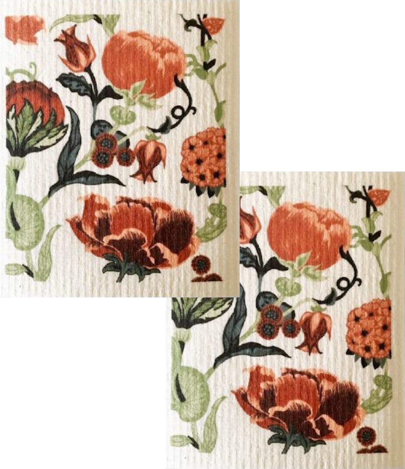 More JoyEco-Friendly Swedish Dishcloths, Kitchen Accessories, Pack of 2, Marmalade