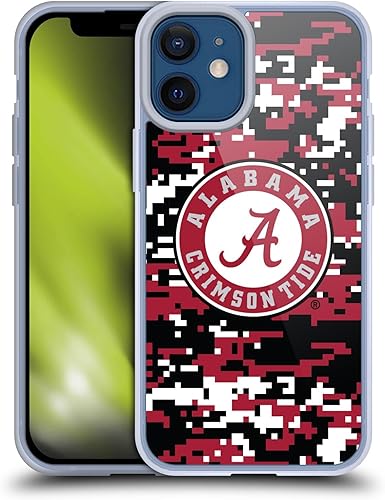 Miniatura 422 de Head Case Designs Funda de gel con logotipo oficial de la Universidad de Alabama UA [protección de grado militar] compatible con Apple iPhone 11