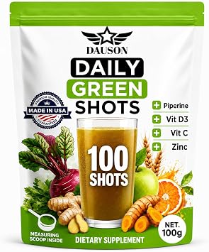 Super Green Shots for Daily Intake | 100 Servings