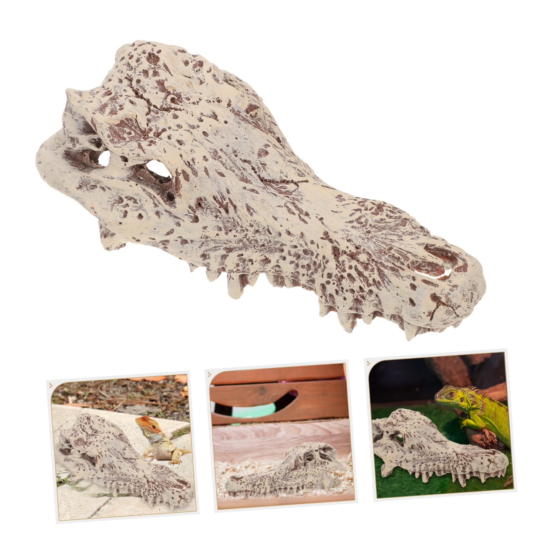Plataforma De Solarium para Tortugas Diseño Cueva Oculta Accesorio De Acuario para Reptiles y Decoración De Terrarios