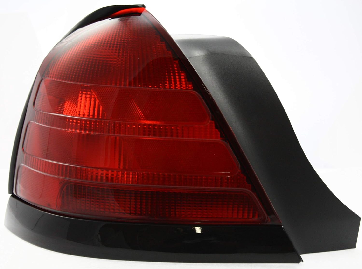 Garage-Pro Tail Light for FORD CROWN VICTORIA 00-11 LH Lens and Housing Dual Bulb Type w/Black Molding