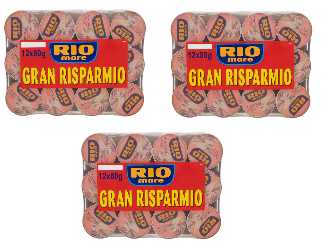 36x Rio Mare Tonno all'Olio di Oliva Thunfisch in Olivenöl 80g