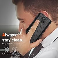 Vista 6 de Jeylly Funda para Xiaomi Redmi Note 9 Pro con protector de pantalla de vidrio templado [2 unidades], resistente a prueba de golpes, funda protectora