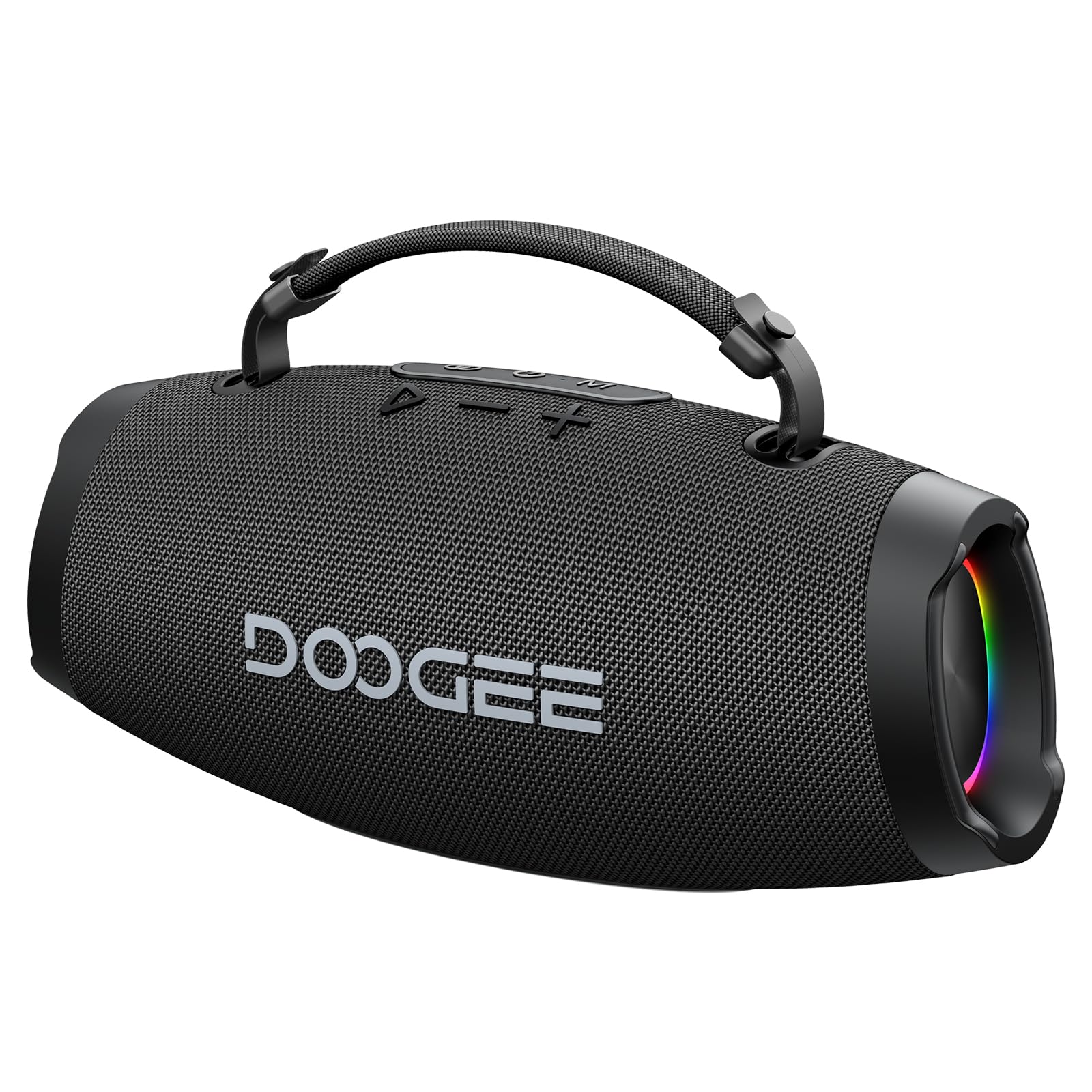 Cassa Portatile Potente 100W Picco,80W RMS,Speaker Wireless IPX5,15 Ore Autonomia,TWS Stereo,Bassi Profondi,RGB,Power Bank,USB TF AUX (BLACK)