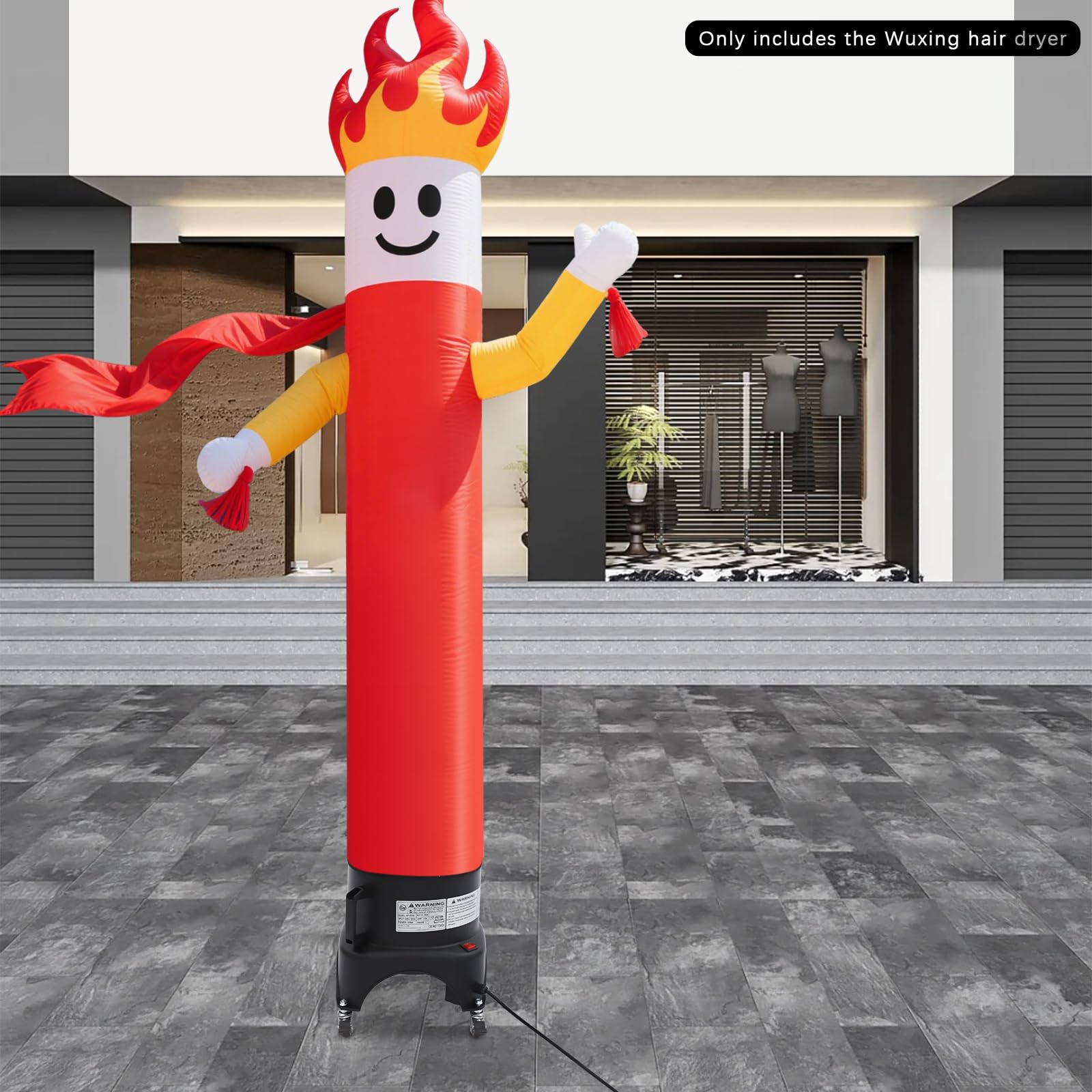 Inflatable Air Dancer Gebläse 180W, Air Blower 22cm Luftauslass für Werbung Festival Party