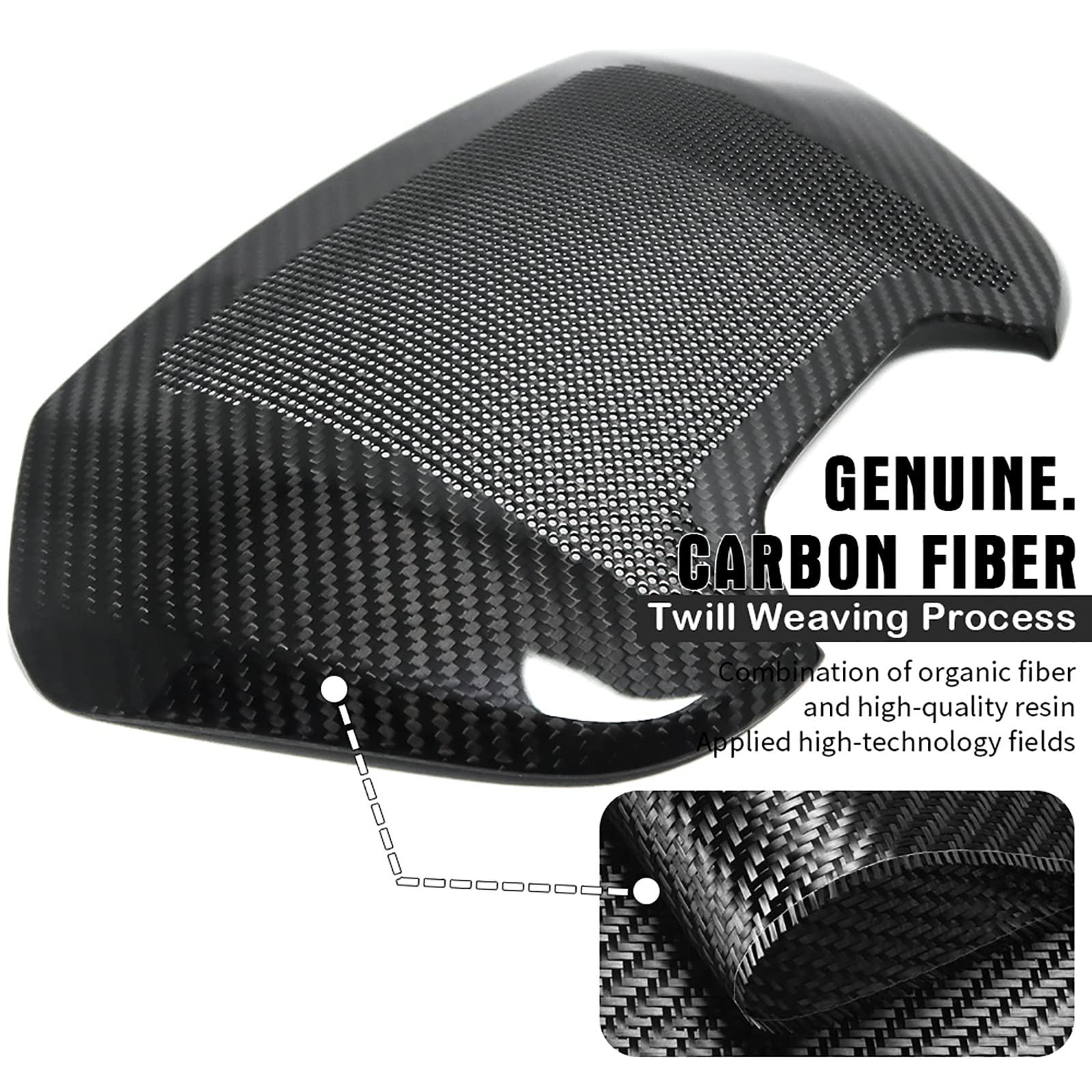 Carbon Fiber Waterfall Wireless Charger + Upper Speaker Cover Set For C8 Corvette Z06 / Z51 (2020+)