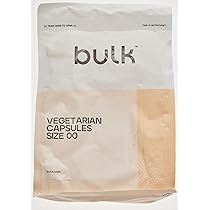 Bulk Capsule vegetariane, Formato 00 capsule vuote, Size 00, Pack of 1000