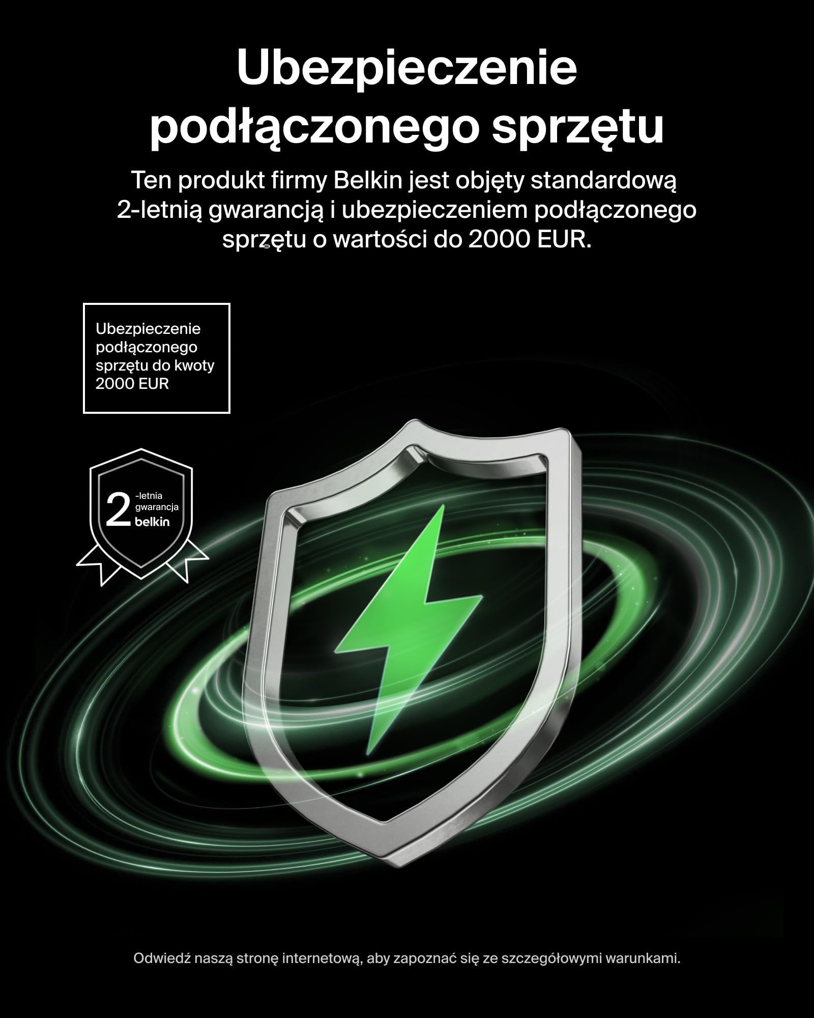 Belkin UltraCharge Powerbank 10 000 mAh, Kabel USB-C, Wyświetlacz – Czarny
