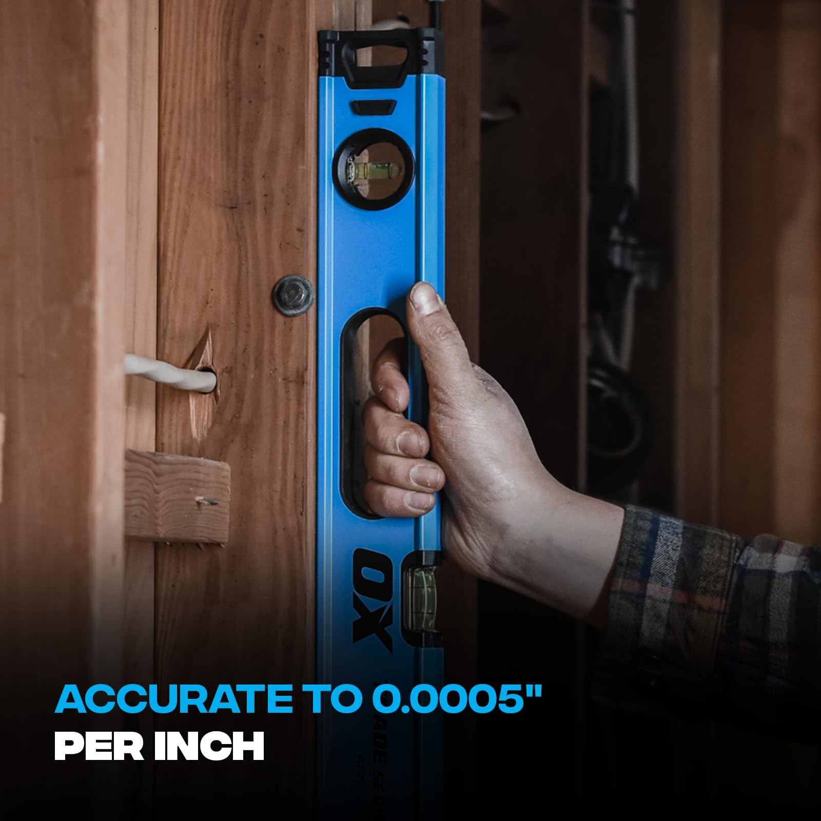 OX 8 Foot Aluminum Level - Durable Construction Level -6