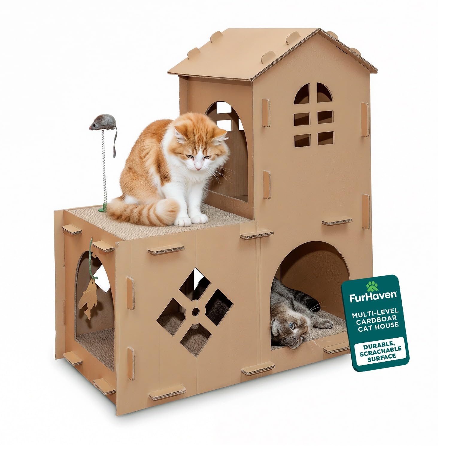 Furhaven Pet Furniture for Cats and Kittens - Tiger Tough