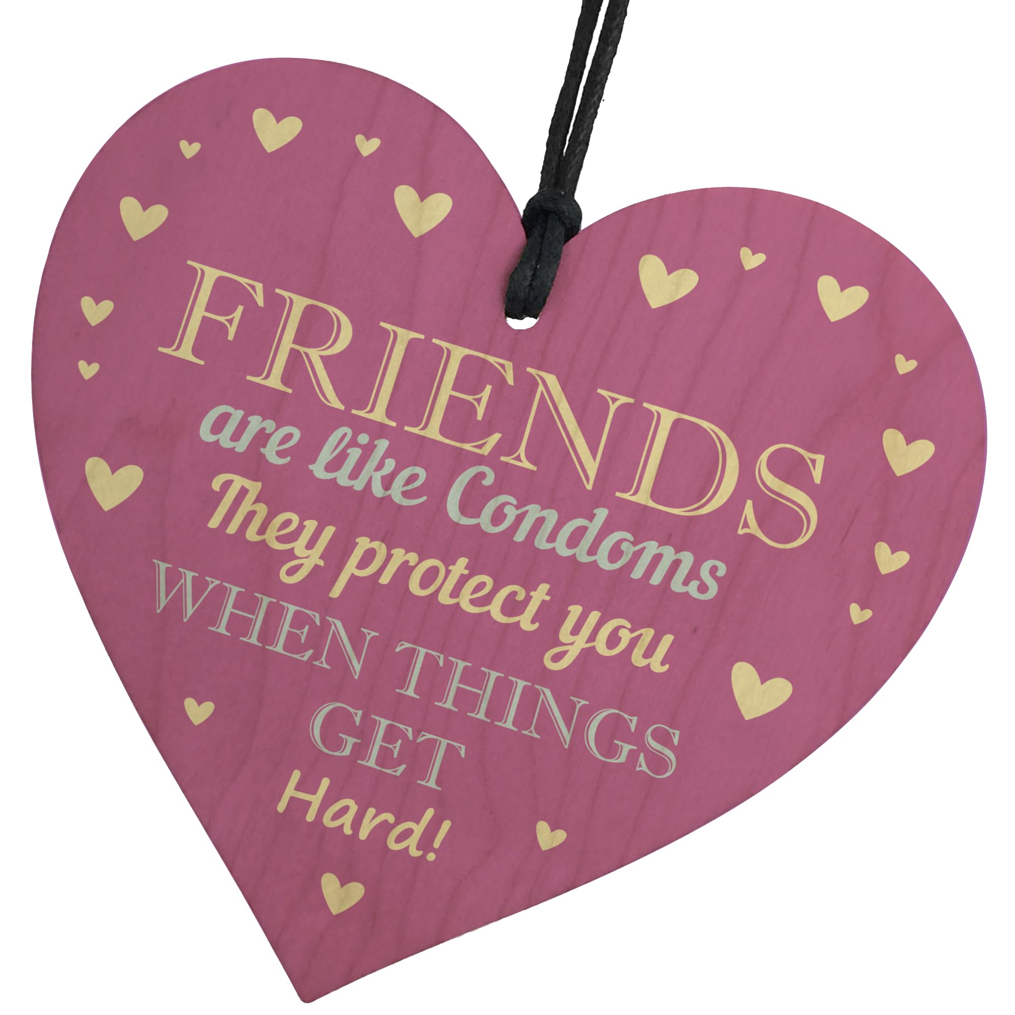 Red Ocean Funny Rude Friendship Sign Joke Birthday Christmas For Friend Novelty Gift For Her Him