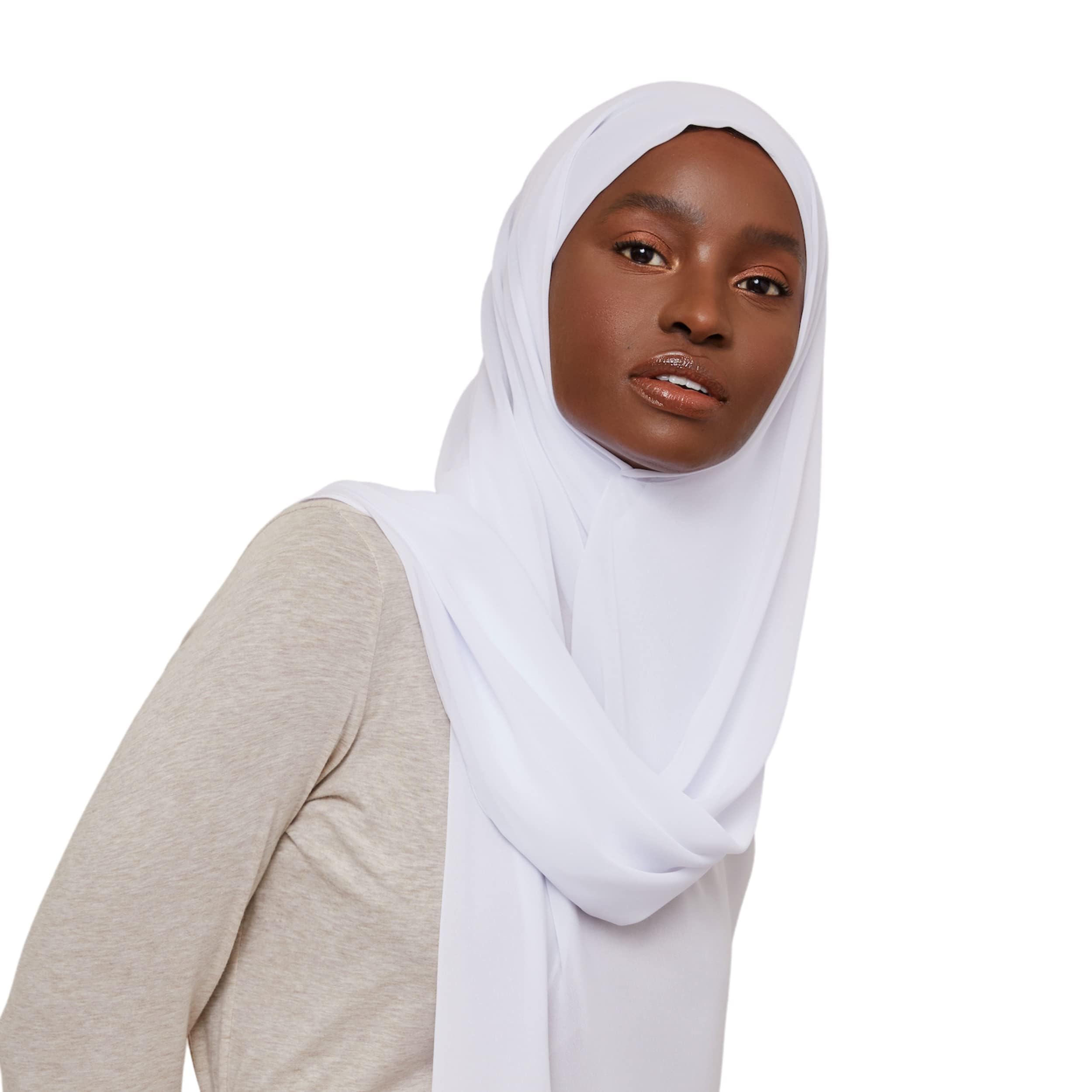 VOILE CHICLuxury Chiffon Hijab Scarf for Women - Made in Turkey - Islamic Head Scarf Wrap for Muslim