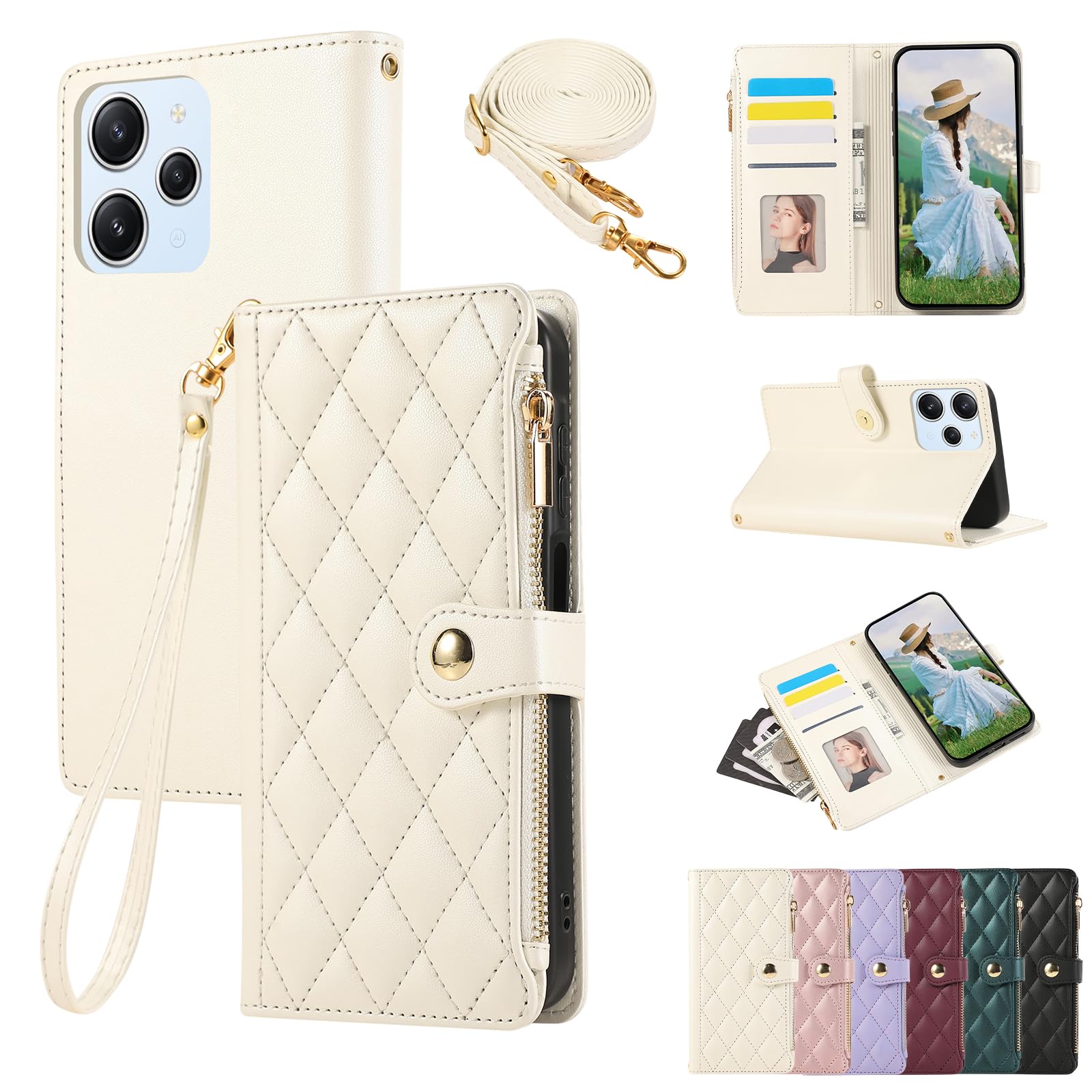 Amazon.co.jp: For Xiaomi Redmi 12 5g ケース 手帳型 レドミ12 5g