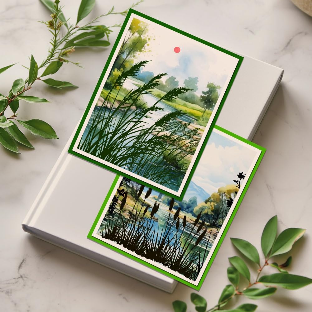 PH PandaHall Grass Weed Clear Stamps for Card Making, Clear Silicone Stamp Transparent Craft Seal Stamp Plants for Photo Scrapbooking Painting Crafting Album Journal Decor
