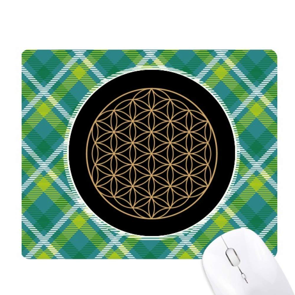Tapis de souris totem vert à grille pixel haute précision