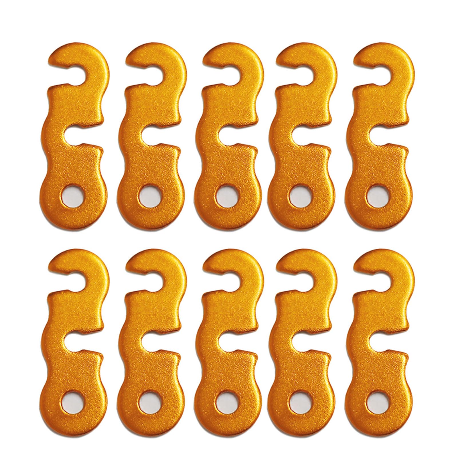 JzcsdkSIL 10 Pcs Aluminum Alloy Tent Rope Buckle Tent Fastener Tensioner Guyline Cord Adjuster Camping Accessories Non-Slip Tent Fastener Tensioner Tent Hardware